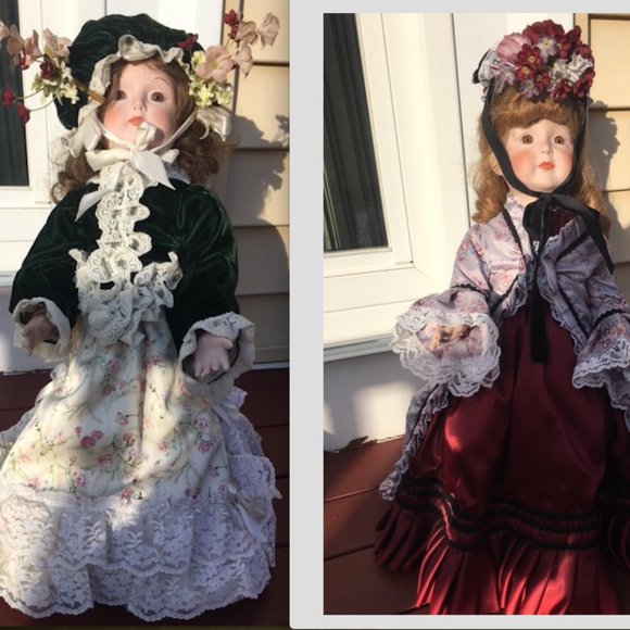 Vintage Porcelain collector dolls by Kenneth B. Shader - Picture 3 of 14